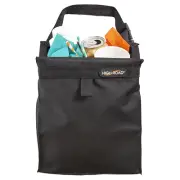 Trashstash Hanging Car Garbage Bag with Push-Close Lid and Waterproof Bin for Ca