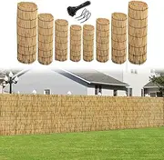 Bamboo Privacy Fence, Garden Decorative Fence, Balcony Fencing Covering for Indoor/Outdoor Patio Porch; Wall Privacy Screen, Outdoor, Gallery, Restaurant, Hotel, Patio(0.9 * 7m(3 * 23ft))