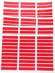 EPIGEIST 5Sheets Transparent Double Sided Nail Tape Display Holders for Nail Art Non Marking Clear Adhesive Stand for Press Nails for Nail Salons and Personal Use