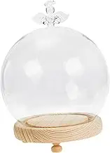 GARVALON Glass Cover Decal Display for LED Lights Aesthetic Mirrors Home Posters Showcase Kitchen Wall Strip Mini Dessert Plate Mini Cake Pans Stands Spot Decor Lighted Wooden