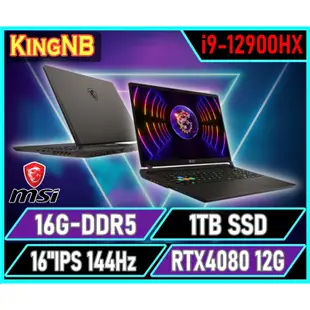 【KingNB】Vector GP68HX 12VH-015TW✦16吋/i9/RTX4080 MSI微星 電競 筆電