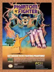 1989 Phantom Fighter NES Original Advertisement / Retro Wall Art v1