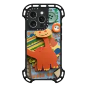 iPhone 16 Pro Ultra Bounce Case MagSafe Compatible orange dinosaurs