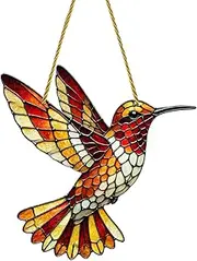 Sherum Spirit Birds | Hangable Butterfly Window Ornament | Yifare Winged Cardinal Suncatchers | Bird Sun Catchers Indoor Decor | Aesthetic Hanging Ornaments Home Decor for Bird Lovers