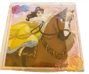 Beauty and the Beast paper Napkins 1 pk of 16 ct Belle on horse Birthday Party