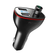 B300 3.4A bluetooth 4.2 Handsfree Calling FM Transmitter Digital Monitor Dual USB Car Charger
