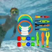 Summer Water Ring Sticks Underwater Swim Swimming Dive Toy Sets Pool Diving Toys
