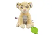 Disney Baby - The Lion King 'Simba' Ring Rattle, Polyester, Beige, 29.5cm Height