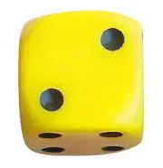 2 x Jumbo Dice Dot 1-6 Six Sided 25 mm Dot Fun Activities for Kids Teaching Tool