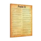 Psalm 35 Chapter Gold Bible Canvas Christian Wall Art Ready to