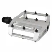 Origin8 Rascal XS Platform Pedals 9/16" Concave Alloy Body Removable Pins Silver