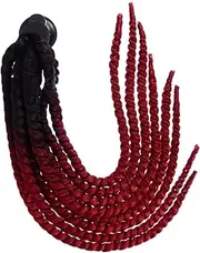 ibasenice Helmet Wig Motorbike Hair Synthetic Ponytail Adults Wig Helmet Braid Ornament Pigtail Fiber Braided Decor Accessories Accessory Ornament Full Decoration Decorations Pu Black
