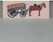 CATS MEOW SHRIMPLIN AND JONES HORSE AND WAGON ACCESSORY NEW