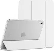 JETech Case for iPad (A16) 11th/10th Generation (2025/2022), Slim Stand Hard Back Shell Cover with Auto Wake/Sleep (White)