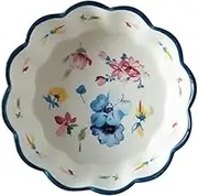 TIDTALEO 1Pc Ceramic Fruit Bowl for Salad Bowl for Home Tableware for Serving Fruits and Salads Blue
