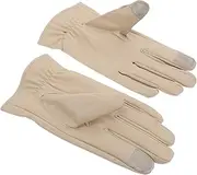 [Outanaya] Winter Gloves for Women PU Cold Weather Touchscreen Gloves for Outdoor Activities for Running Driving Cycling Hiking and Daily Work Lightweight and Warm