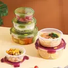 3Pcs/Set Lunch Containers PP Food Container Bento Storage Lunch Box Adults Kids