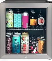 [Russell Hobbs] Table Top Wine & Drinks Cooler with Lock & Key, 12 bottle capacity, RHGWC3SS-C-LCK, Stainless Steel