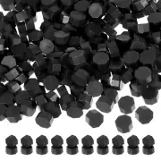 Wax Seal Beads, 720 Pack Sealing Wax Beads Octagon Stamp Beads, Black