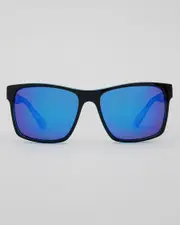 [Liive] Liive Men's Kerbox Revo Sunglasses in Black/Blue One Size Black/Blue