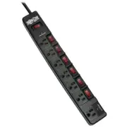 Eaton TLP76MSGB EATON TRIPP LITE SERIES ECO-SURGE 7-OUTLET SURGE PROTECTOR, 6 FT