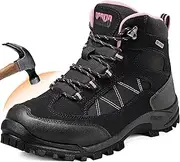 [R CORD] Steel Toe Boots for Women Waterproof Safety Work Boots Non-slip Composite Toe Boots for Women Steel Toe Shoes for Women Construction Boots Hiking Boots Womens