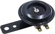 uxcell 6V 1.5A 110dB Metal Electric Loud Horn Speaker Trumpet Black for Motorcycle