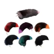 Foxes Furs Tail Tassels Keychain Purse Bag Pendant Car Keyring for Girls Women