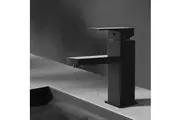 Cefito Bathroom Basin Mixer Tap Square Faucet Vanity Laundry Black