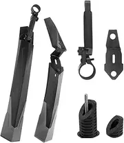 Mountain Bike Mudguard | Bike Mudguard Set | Quick Release Thicken Widen Flaps Full Cover for Front and Rear Wheels Mountain