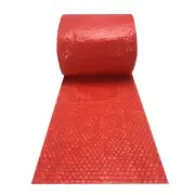 UBMOVE Small Bubble Red Wrap 12" Wide perforated every 12"