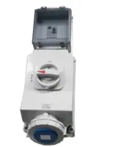 Europa 63 Amp Interlocked Switched RCD Socket 6A 2 Pole +E 2P+E 230V IP65