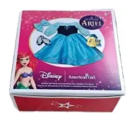 American Girl Doll Disney Princess Ariel Day Dress Outfit W Flounder New