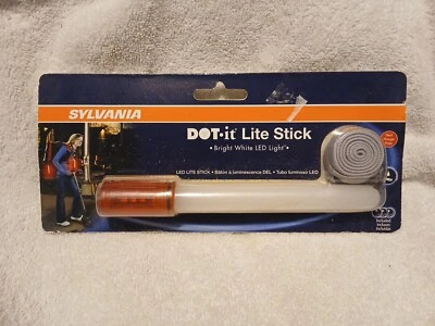 Sylvania DOT.It Lite Stick Bright White LED Safety Light New Factory Sealed