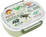[OSK] PCR-7 Lunch Box, Gakken Illustrated Book Live, 12.2 fl oz (360 ml), Includes Tang, Lock Type, Remove Lid, Microwave Safe, Made in Japan, Dishwasher Safe, Green