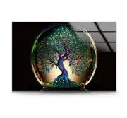 Life of Tree Tempered Glass Wall Art