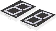 uxcell LED Display Digital Tube, 2 Pack 7 Segment 10 Pin 1 Bit 2.6"x3.4"x0.5" Common Cathode 11V LED Display Module for Electronic Driver Board, Red