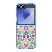 Galaxy Z Flip6 Impact Case xmas scandi folk pattern