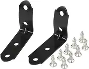 2pcs Glove Box Lid Hinge Snapped Repair Kit Hinge Brackets with Screws Fit for Audi A4 S4 RS4 B6 B7 8E PQY-CPK01BK