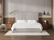 My Style Framed Headboard & Standard Base - Super King / Haze / Standard Base
