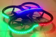 Deluxe Color Change Remote LED Light Kit for AR Drone Indoor Hull 2.0 & 1.0