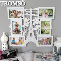 在飛比找ETMall東森購物網優惠-TROMSO-雲端鐵塔優雅白6框組