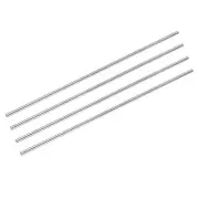 4Pcs 304 Stainless Steel Round Rods 6mm x 400mm for RC DIY Craft Tool