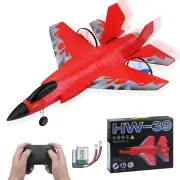 RC Plane 2CH RC Airplane Toys HW39 Fighter 2.4GHz Remote Control Plane RC Air...