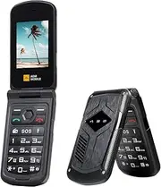 AGM M10 Rugged Basic Flip Phone, 4G Feature Cell Phone, Simple Mobile Phones, Waterproof & Drop-Proof, Pocket-Sized, SOS Button, Speed Dial, 98dB Speaker, Large Fonts & Big Buttons, for T-Mobile ONLY