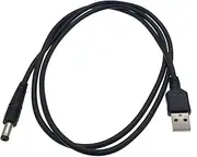 USB to DC Convert Cable 5V to 12V Voltage Step-Up Power Supply USB Cable with DC Jack 5.5 x 2.1mm USB 5V to DC 12V Connect Charger Adapter Connector Converter