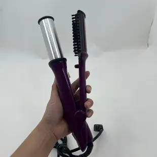 ❮二手❯ 美國 INSTYLER 負離子直捲兩用速效電動捲髮器 ISE1018.2B 電動捲髮器 電捲棒 電棒捲 造型梳