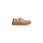 Clarks Beige Rubber Flat Women's Shoe Authentic