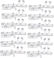 HOMOCONO Blind Retainer Clips 12pcs Valance Clips for Replacement Easy Install Blind Accessories