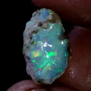 09.40 Cts 100% Natural Ethiopian Opal Rough Speicemen Jumbo Fire Loose Gemstone